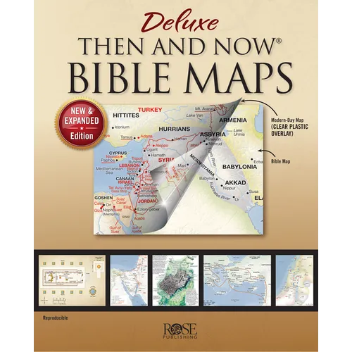 Deluxe Then and Now Bible Maps: New and Expanded Edition - Spiral