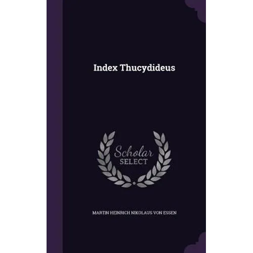 Index Thucydideus - Hardcover