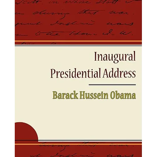 Inaugural Presidential Address - Paperback
