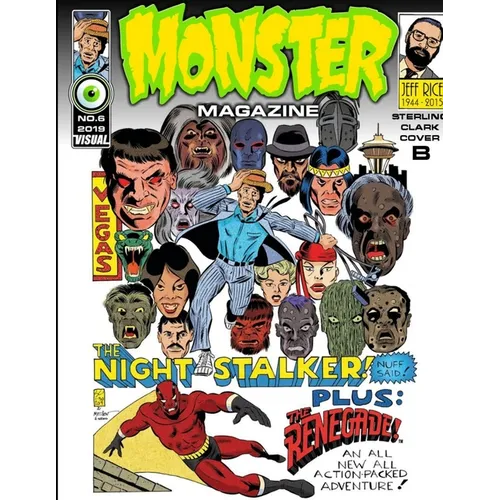 MONSTER MAGAZINE NO.6 COVER B by STERLING CLARK - Paperback