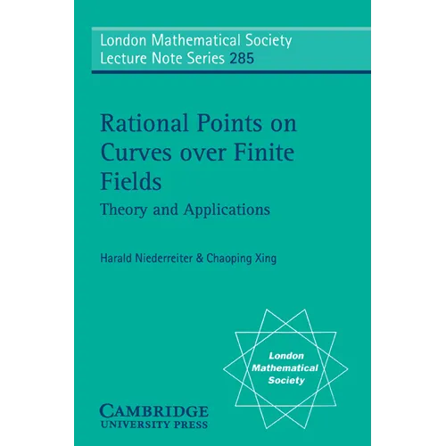 Rational Points on Curves Over Finite Fields: Theory and Applications - Paperback