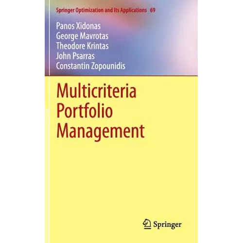 Multicriteria Portfolio Management - Hardcover