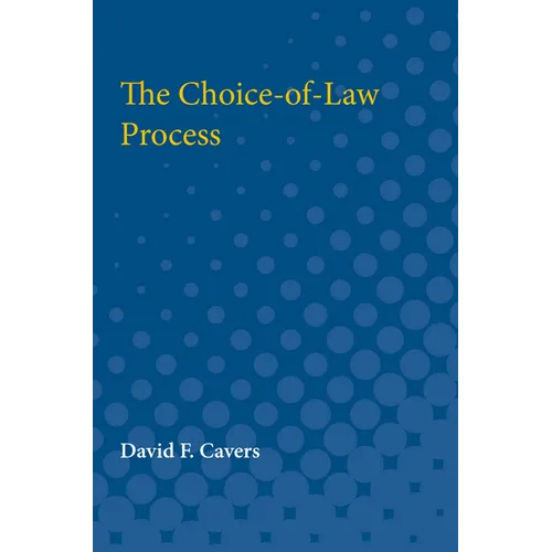 The Choice-Of-Law Process - Paperback