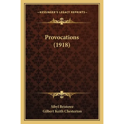 Provocations (1918) - Paperback