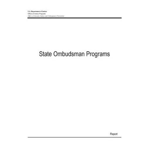 State Ombudsman Programs - Paperback