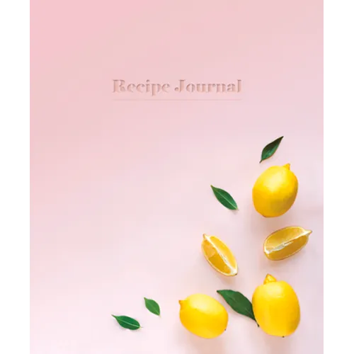 Recipe Journal - Lemons - Paperback