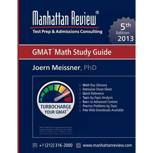 Manhattan Review GMAT Math Study Guide [5th Edition] - Paperback