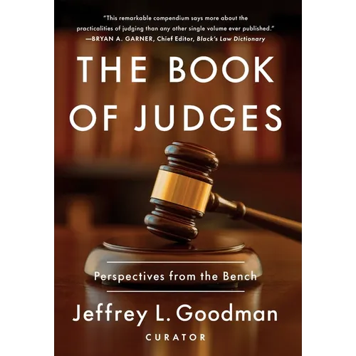 The Book of Judges: Perspectives from the Bench - Hardcover