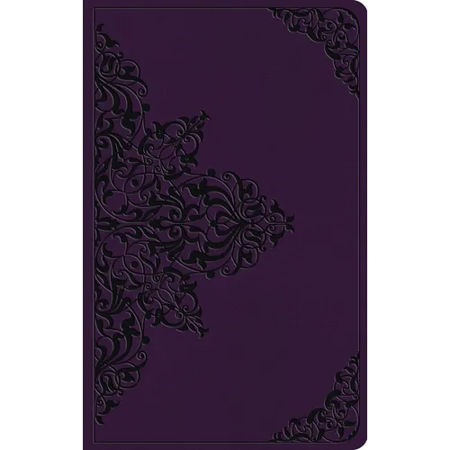 ESV Large Print Value Thinline Bible (Trutone, Lavender, Filigree Design) - Imitation Leather