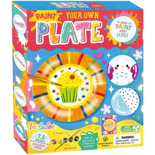Paint Your Own Plate: Craft Box Set for Kids - Paperback