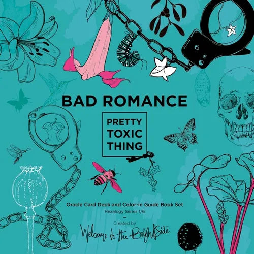 Bad Romance: PRETTY TOXIC THING - Oracle Card Deck Color-in Instruction Guide - Paperback