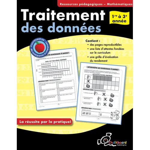 Traitement des données 1re à 3e année - Paperback