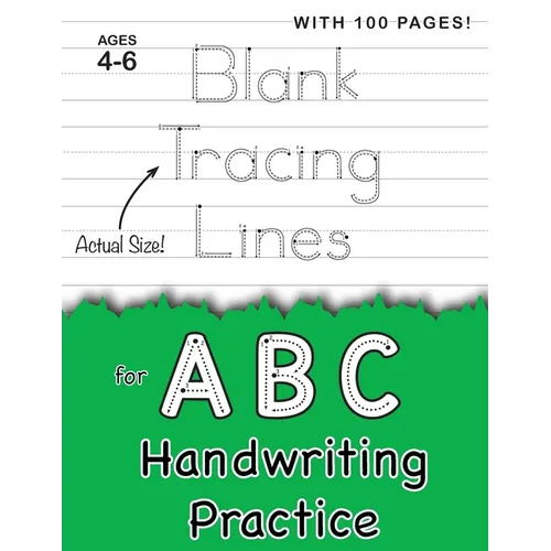 Blank Tracing Lines for ABC Handwriting Practice (Large 8.5