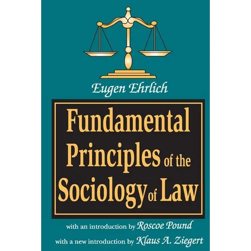 Fundamental Principles of the Sociology of Law - Paperback