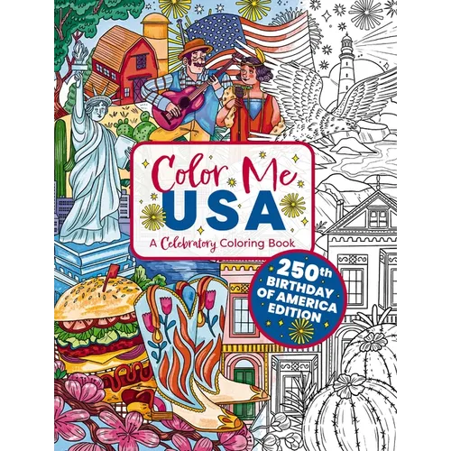 Color Me USA: A Celebratory Coloring Book - Paperback