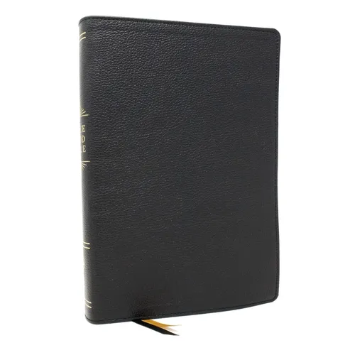 Peace of God Bible: Discover and Experience God's Shalom Throughout the Bible (NKJV Black Genuine Leather, Red Letter, Comfort Print) - Leather