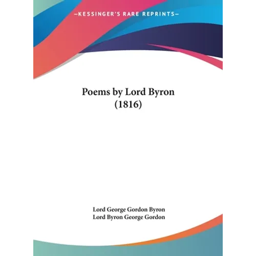 Poems by Lord Byron (1816)