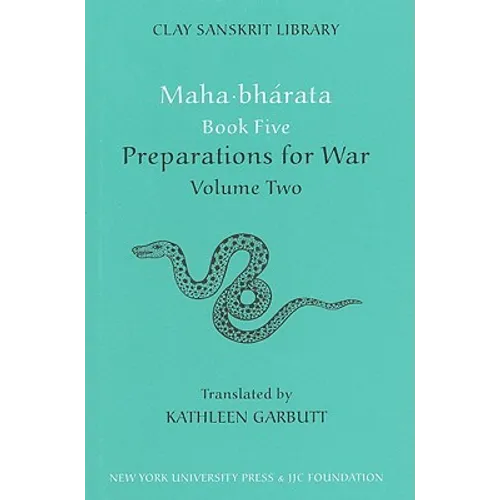 Mahabharata Book Five (Volume 2): Preparations for War - Hardcover