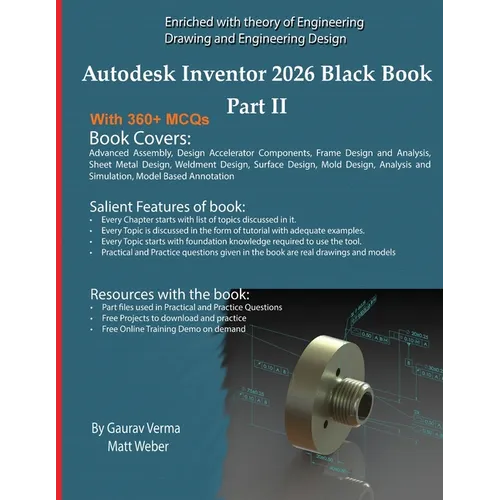 Autodesk Inventor 2026 Black Book Part II - Paperback