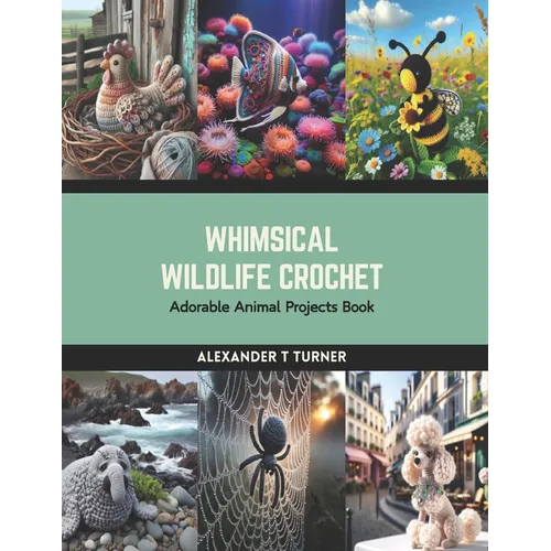 Whimsical Wildlife Crochet: Adorable Animal Projects Book - Paperback