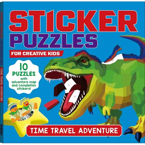 Sticker Puzzles; Time Travel Adventure: For Creative Kids - Paperback
