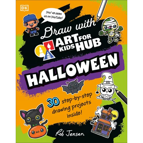 Draw with Art for Kids Hub Halloween - Paperback