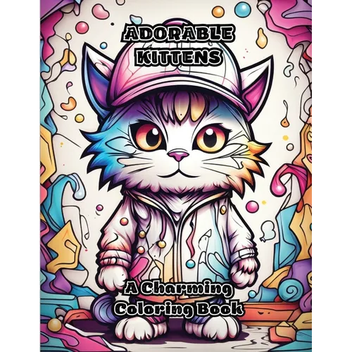 Adorable Kittens: A Charming Coloring Book - Paperback