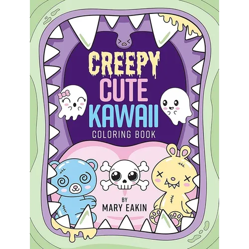 Creepy Cute Kawaii Coloring Book - Paperback