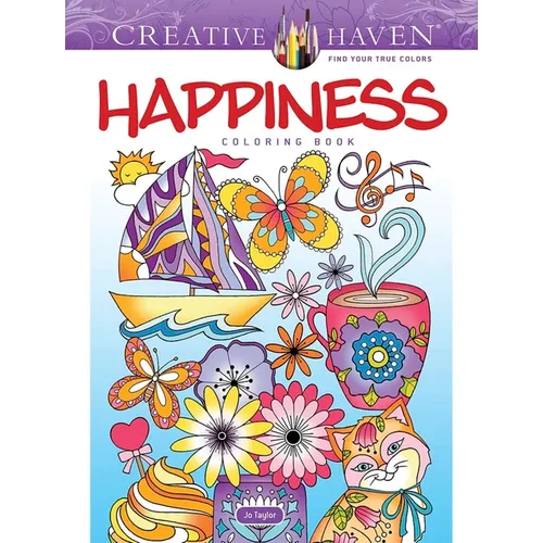 Creative Haven Happiness Coloring Book