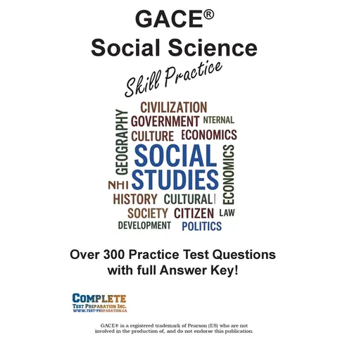 GACE Social Science Skill Practice: Practice Test Questions for GACE Social Science Test - Paperback