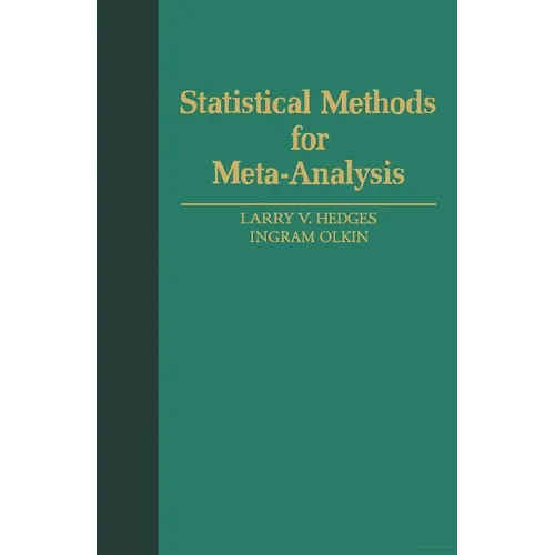 Statistical Methods for Meta-Analysis - Hardcover
