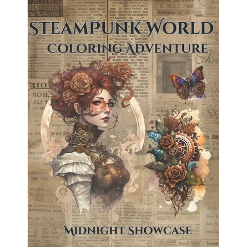 Steam Punk World Coloring Adventure - Paperback