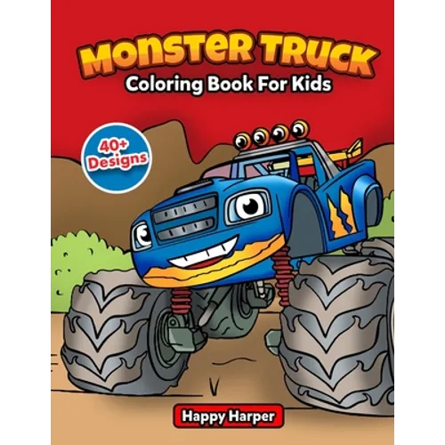 Monster Truck Coloring Book - Paperback