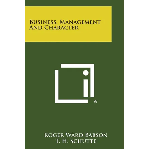 Business, Management and Character - Paperback