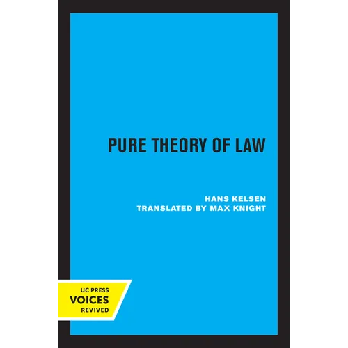 Pure Theory of Law - Paperback