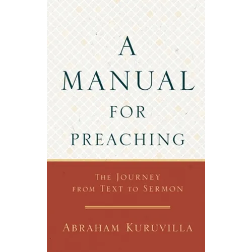 Manual for Preaching - Hardcover