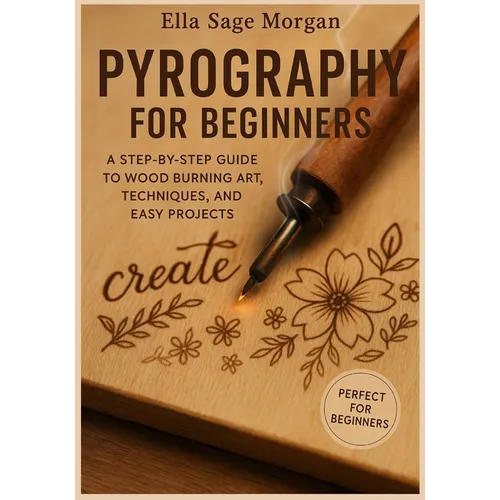 Pyrography for Beginners: A Step-by-Step Guide to Wood Burning Art, Techniques, and Easy Projects - Paperback