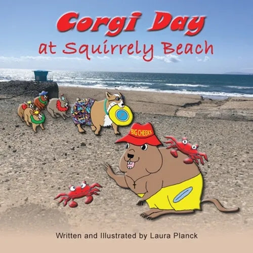 Corgi Day at Squirrely Beach - Paperback