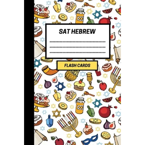 SAT Hebrew: Create your own SAT Hebrew vocabulary Flash cards. Includes Spaced Repetition and Lapse Tracker (480 cards) - Paperback