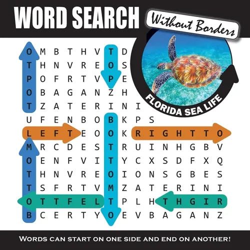Word Search Without Borders Sea Life Edition - Paperback