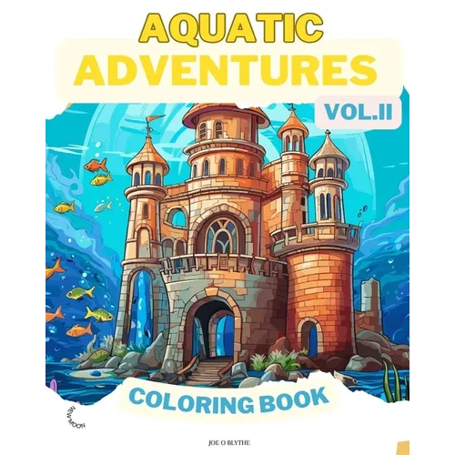 Aquatic Adventures VOL. II COLORING BOOK: Ocean Wonders: A Dive into 50 Imaginative Underwater Realms for Young Artists - Paperback