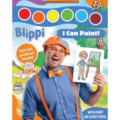Blippi: I Can Paint! - Paperback