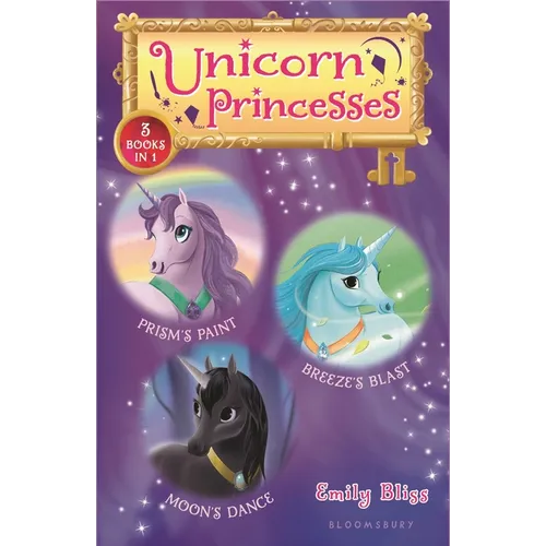 Unicorn Princesses Bind-Up Books 4-6: Prism's Paint, Breeze's Blast, and Moon's Dance - Hardcover