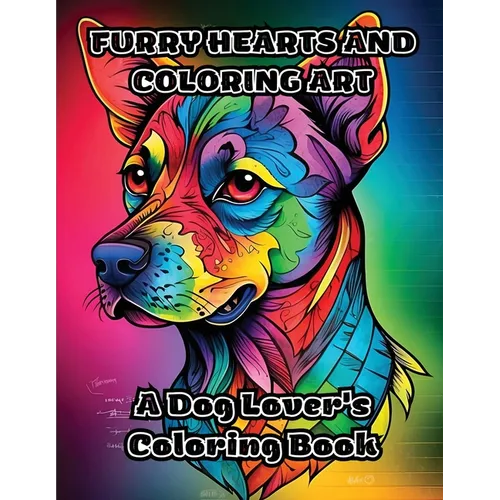Furry Hearts and Coloring Art: A Dog Lover's Coloring Book - Paperback