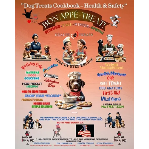 Dog Treats Cookbook - Health & Safety - Paperback