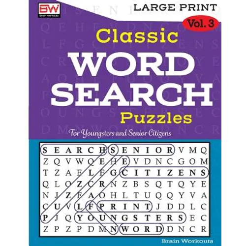 Classic WORD SEARCH Puzzles: Perfectly created to provide hours of entertainment - Paperback