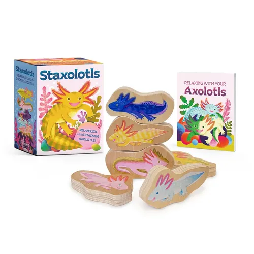 Staxolotls: Relaxolotl with 6 Stacking Axolotls! - Paperback