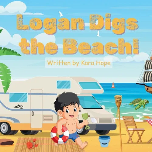 Logan Digs the Beach! - Paperback
