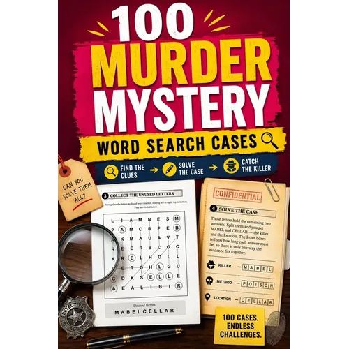 The Rook Files: 100 Murder Mystery Word Search Cases - Paperback