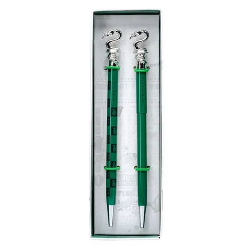 Harry Potter: Slytherin Pen and Pencil Set (Set of 2) - Paperback